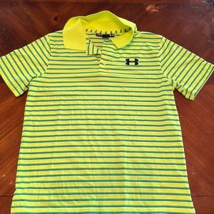 Under Armour boys YL golf shirt